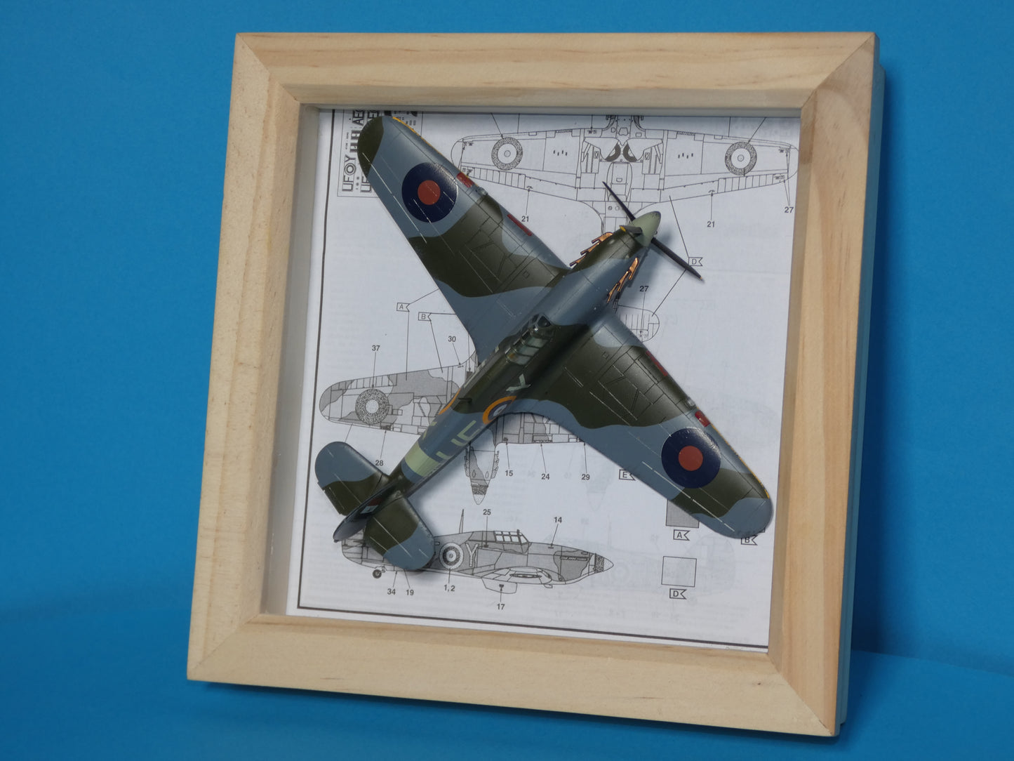 1/72 Aircraft Photo Frame Display (Hurricane Mk Ib)